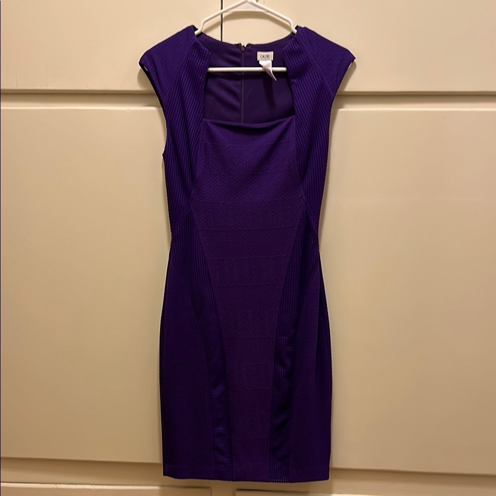 Vintage Cache Purple Bodycon Dress